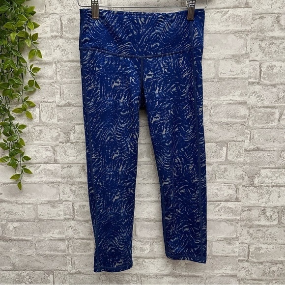 Athleta leggings women’s size‎ XS blue print - Picture 1 of 5